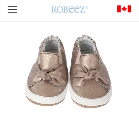 Robeez first kicks baby girl shoes 0-3M - Picture 3 of 3